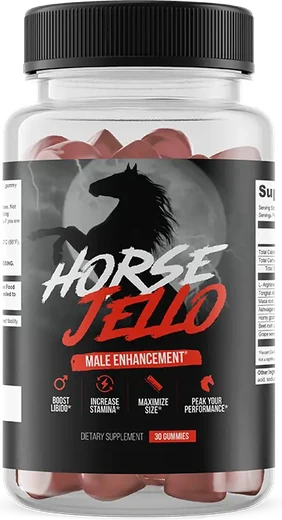 Horse Jello bottle